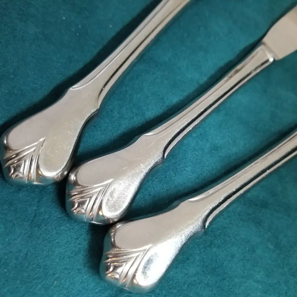 Set Of 3 Oneida Gatsby Knives Northland Stainless 8 3/4